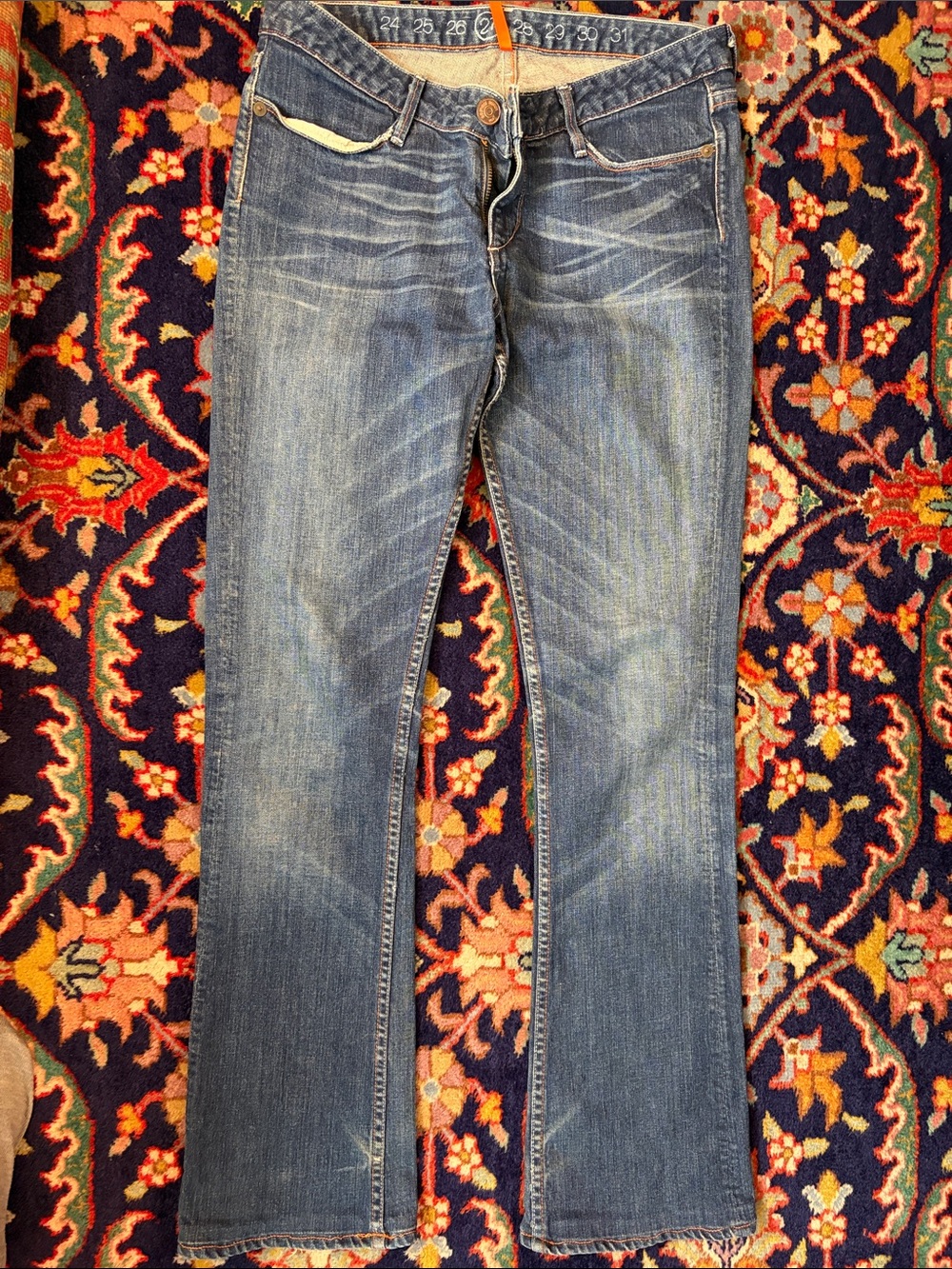 Ernest Sewn 2000s Women’s Blue Denim Jeans - Classic Mid Wash